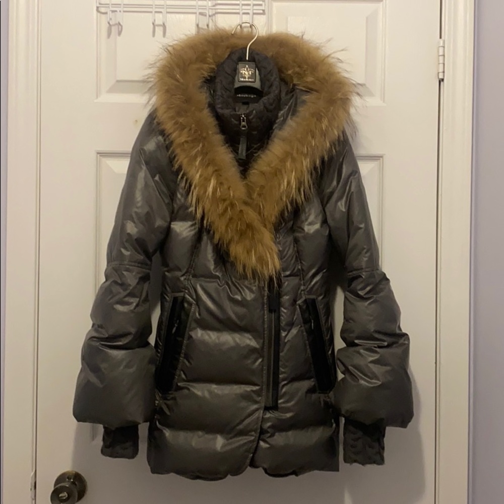 Mackage Parka Gray Down Women with fur